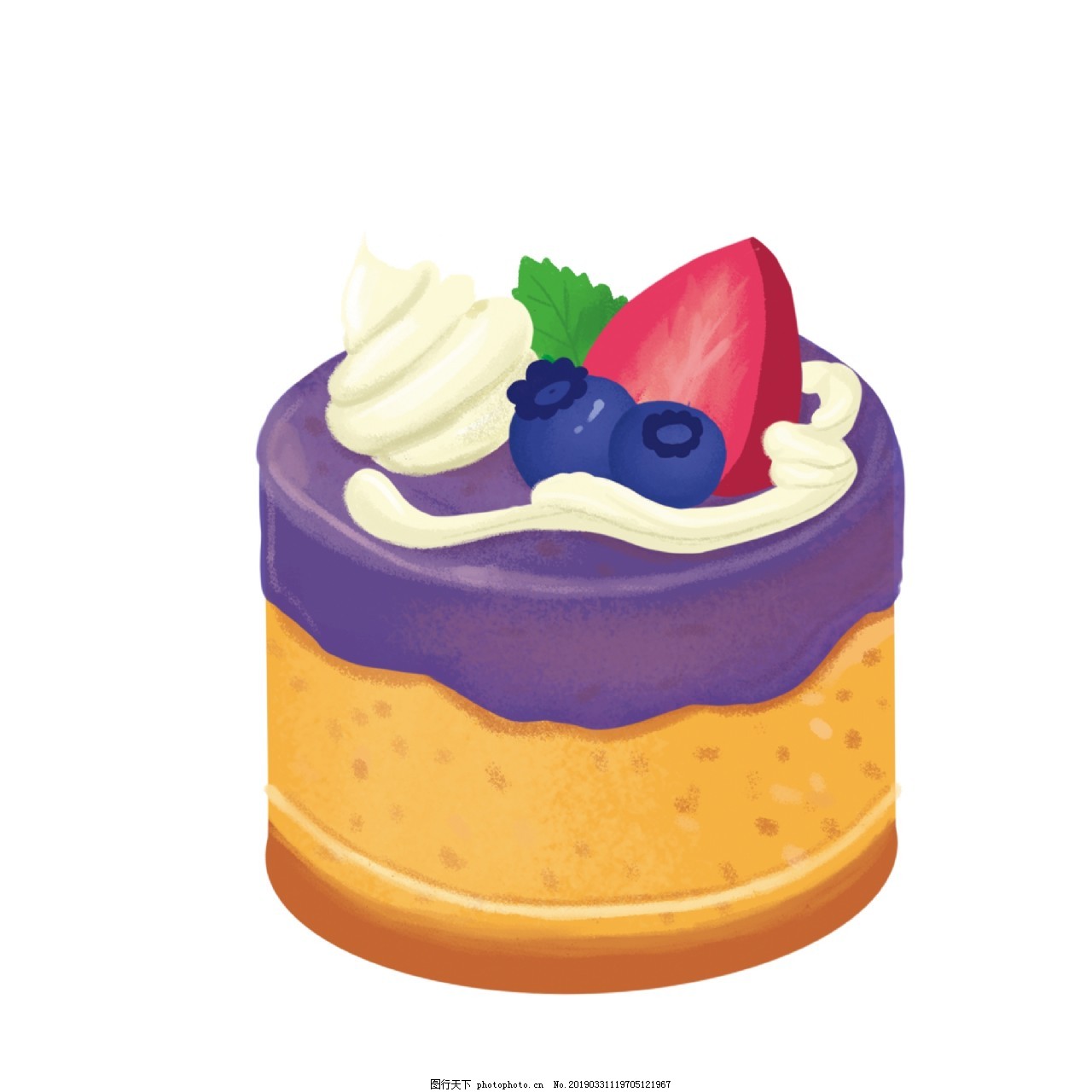 手绘－水彩－蛋糕甜品|插画|插画习作|HekoLi - 原创作品 - 站酷 (ZCOOL)