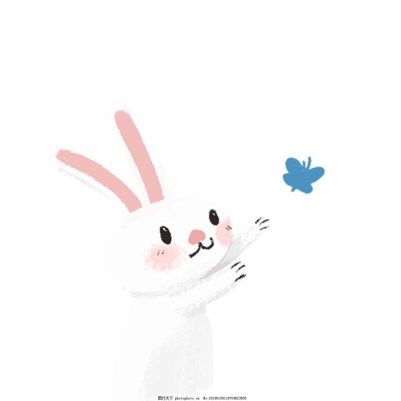 儿童插画-小白兔（带过程）|插画|儿童插画|wymenGG - 原创作品 - 站酷 (ZCOOL)