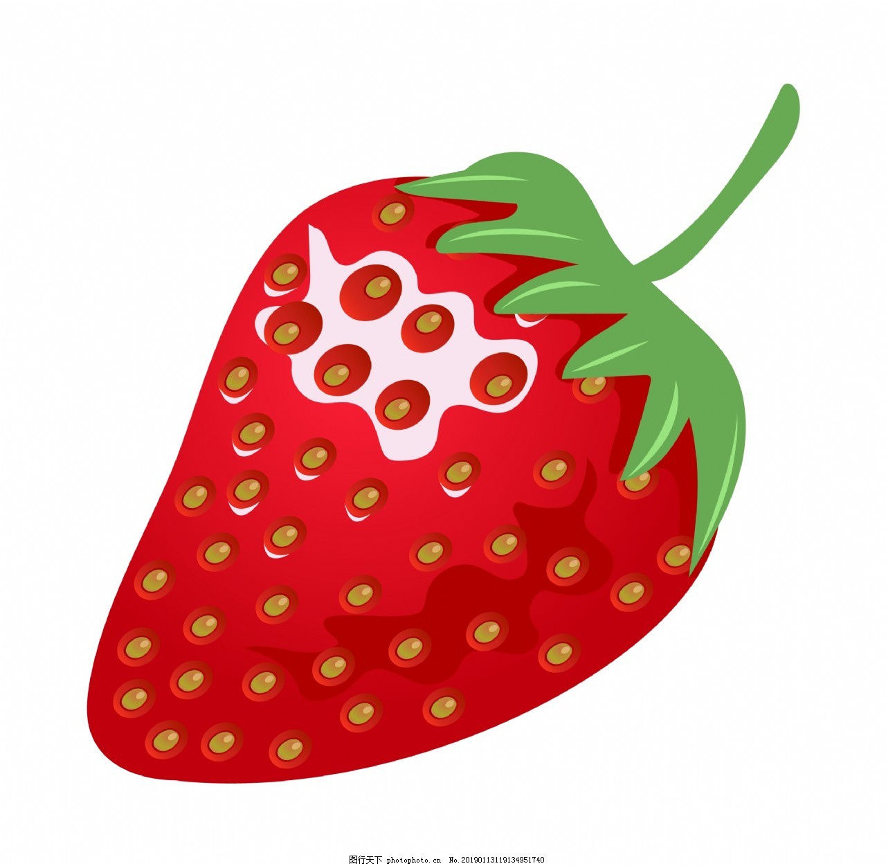 手绘卡通水彩水果草莓设计图__水果_生物世界_设计图库_昵图网nipic.com