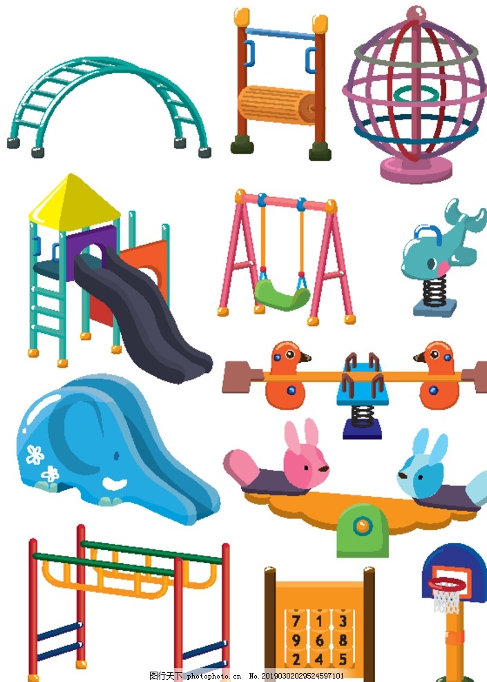 游乐场设施图片 设计案例 广告设计 图行天下素材网