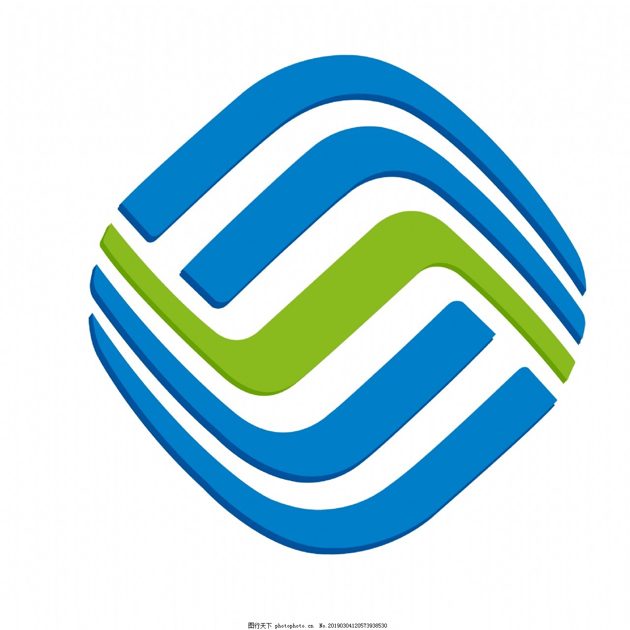 蓝色中国移动logo图片素材免费下载 - 觅知网