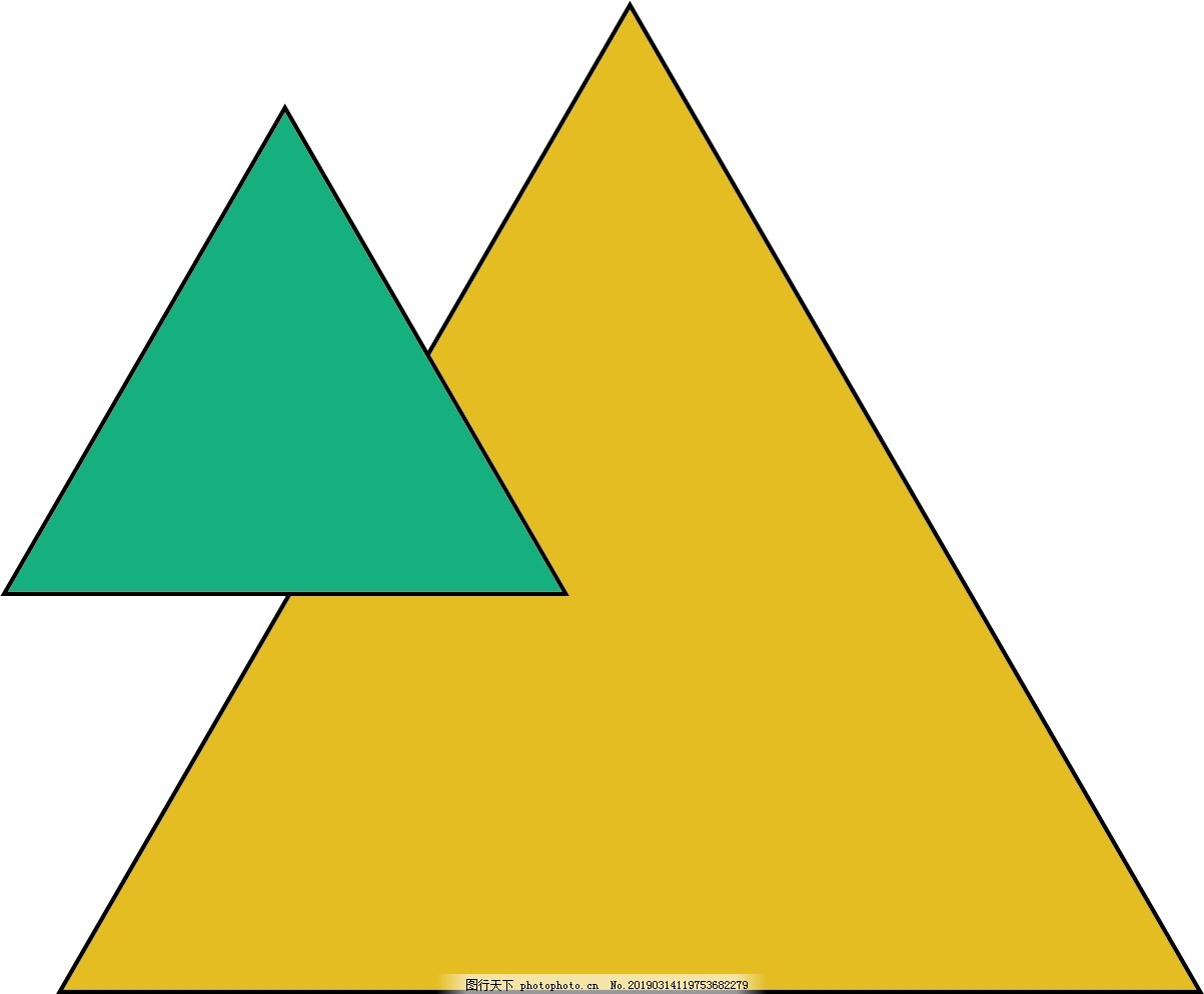 免费矢量插图抽象的绿色三角形背景矢量图片素材-编号27393128-图行天下