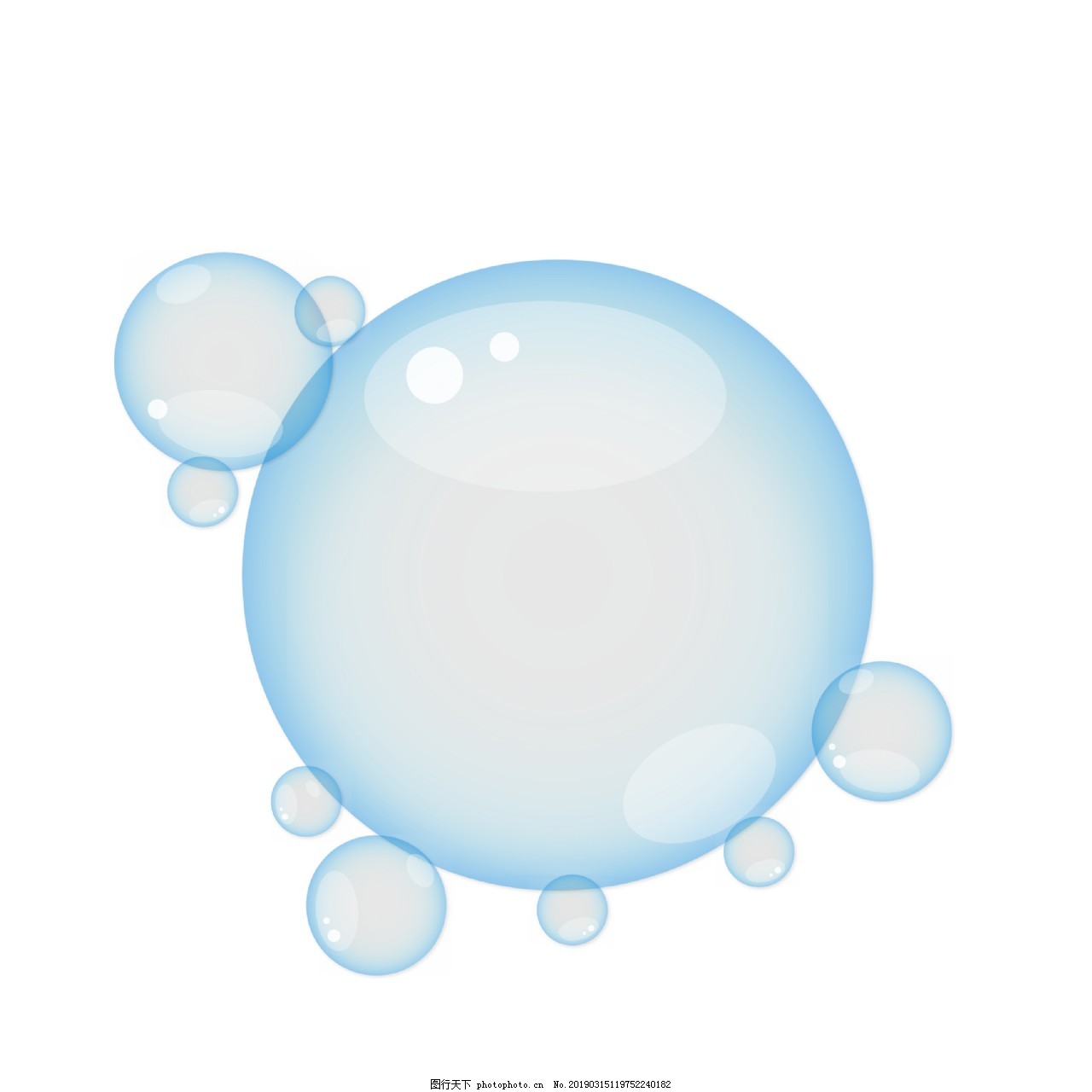 水彩唯美气泡泡泡素材免费下载 - 觅知网