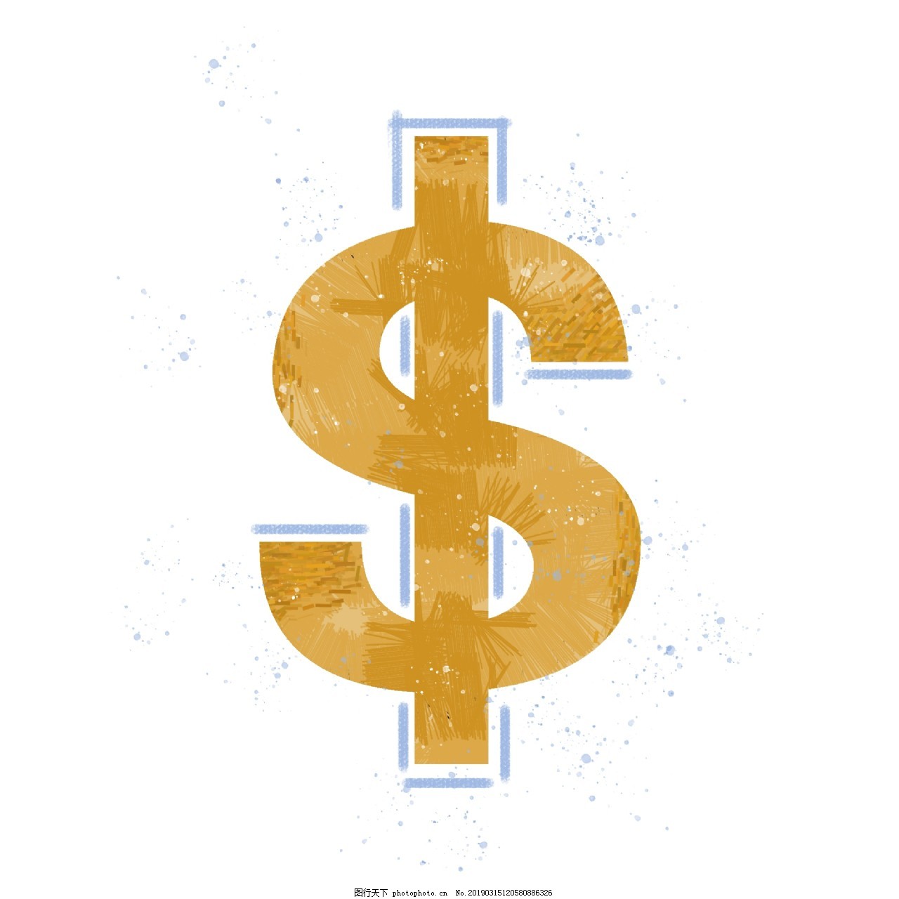 美金符号图片_图标元素_设计元素-图行天下素材网