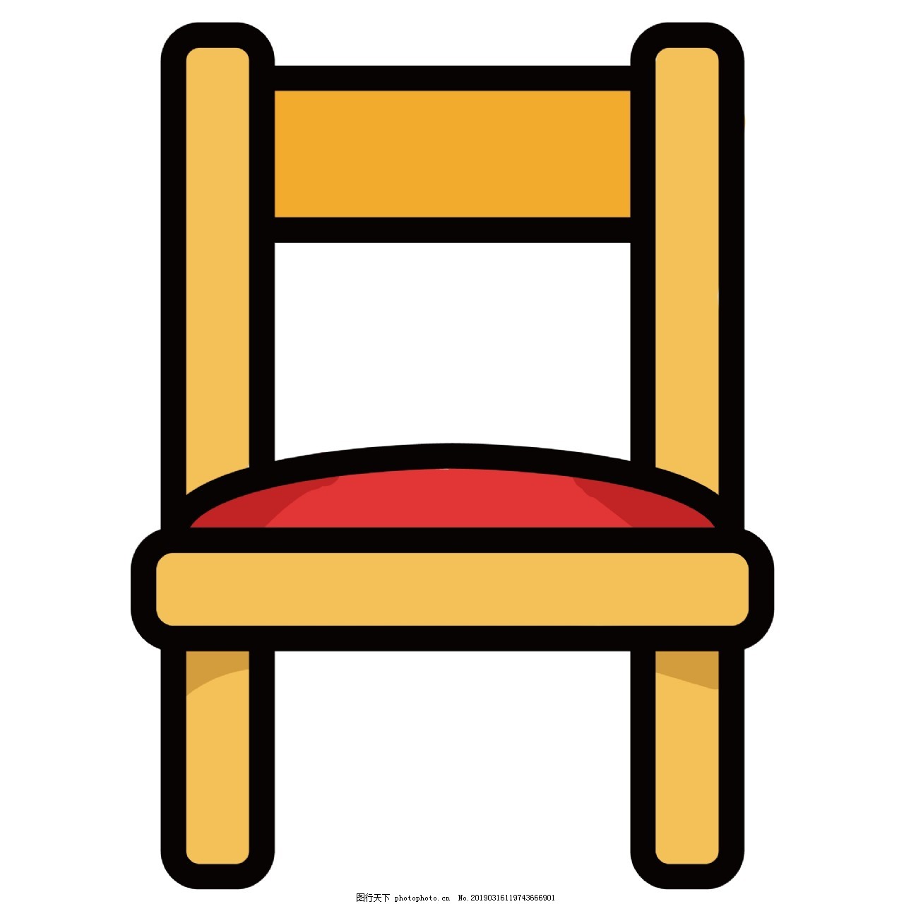 블루 의자 일러스트 만화 가구 가정 용품, 가정 도구, 자, 그림 PNG 일러스트 및 PSD 이미지 무료 다운로드 - Pngtree