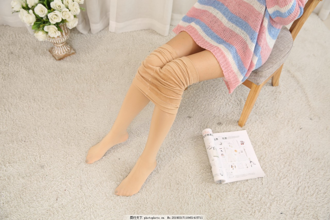 韩版女士肉色打底连裤袜19图片-图行天下素材网
