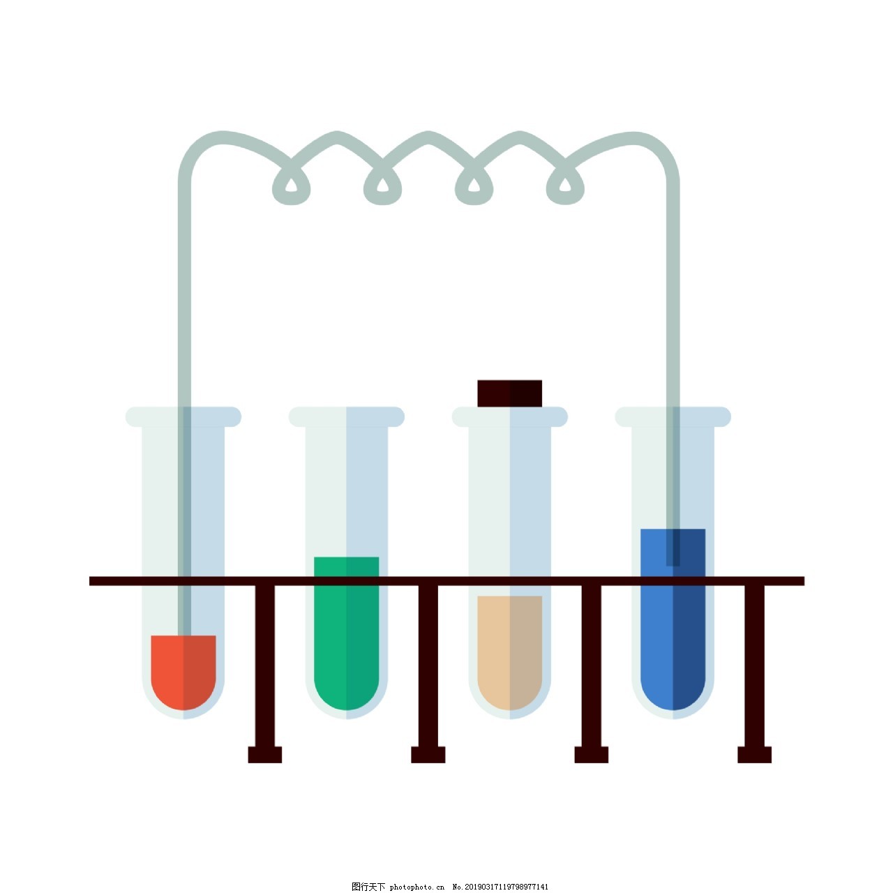 化验实验软管器具图片 装饰图案 设计元素 图行天下素材网