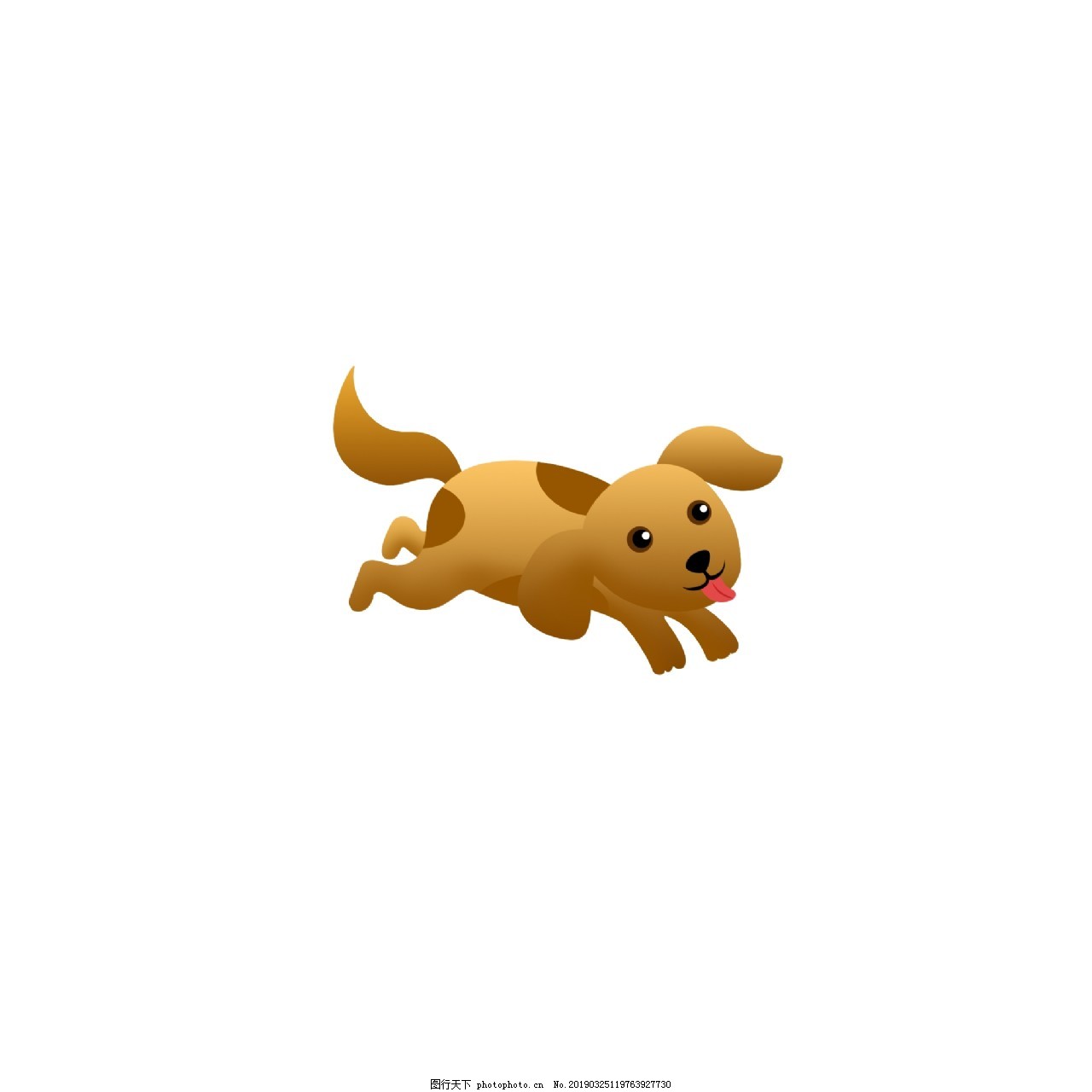 原创卡通小黄狗元素设计,卡通,可爱,小黄狗,原创,元素,设计