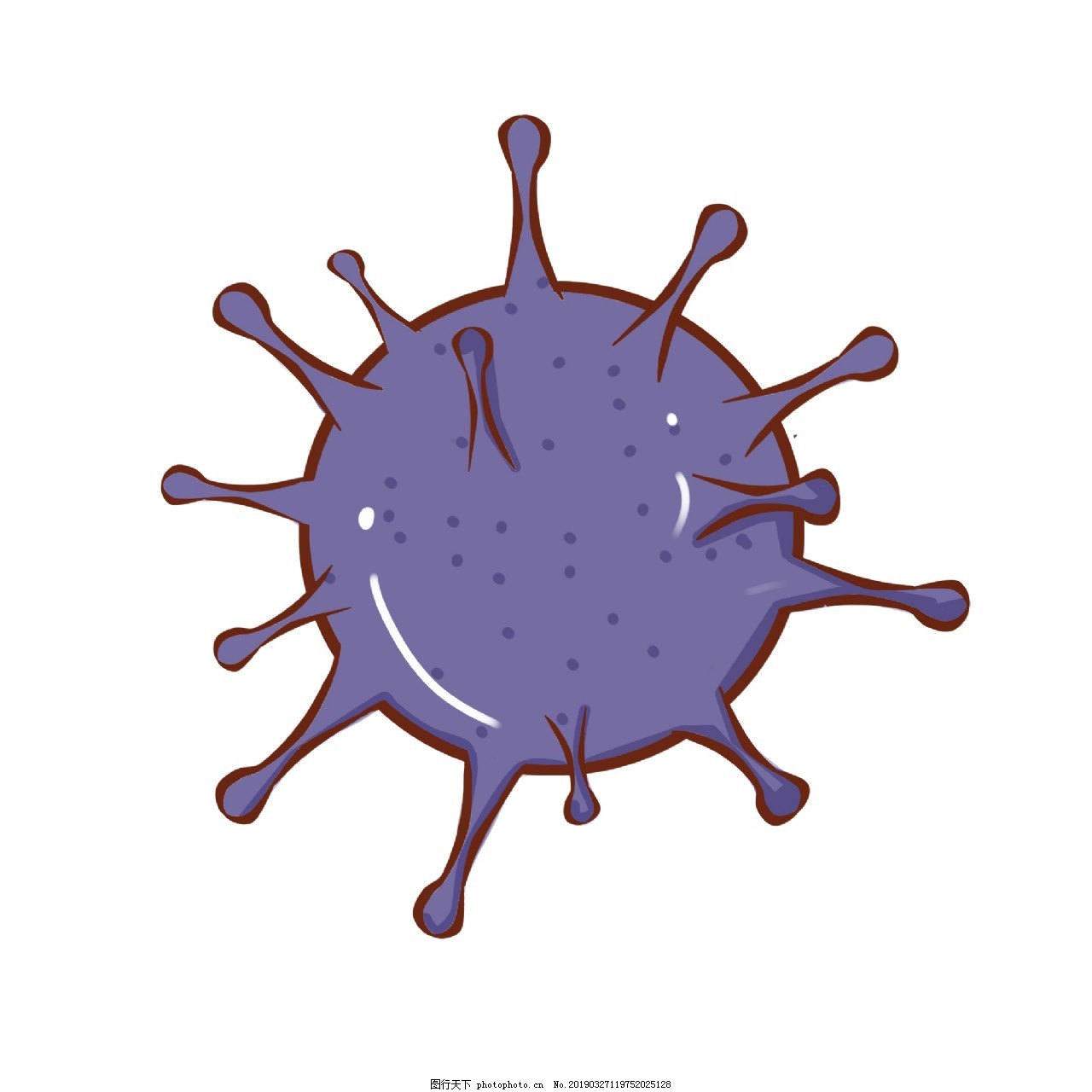 Illustration De Jeu De Dessin Animé De Microbe De Bactéries De Virus ...