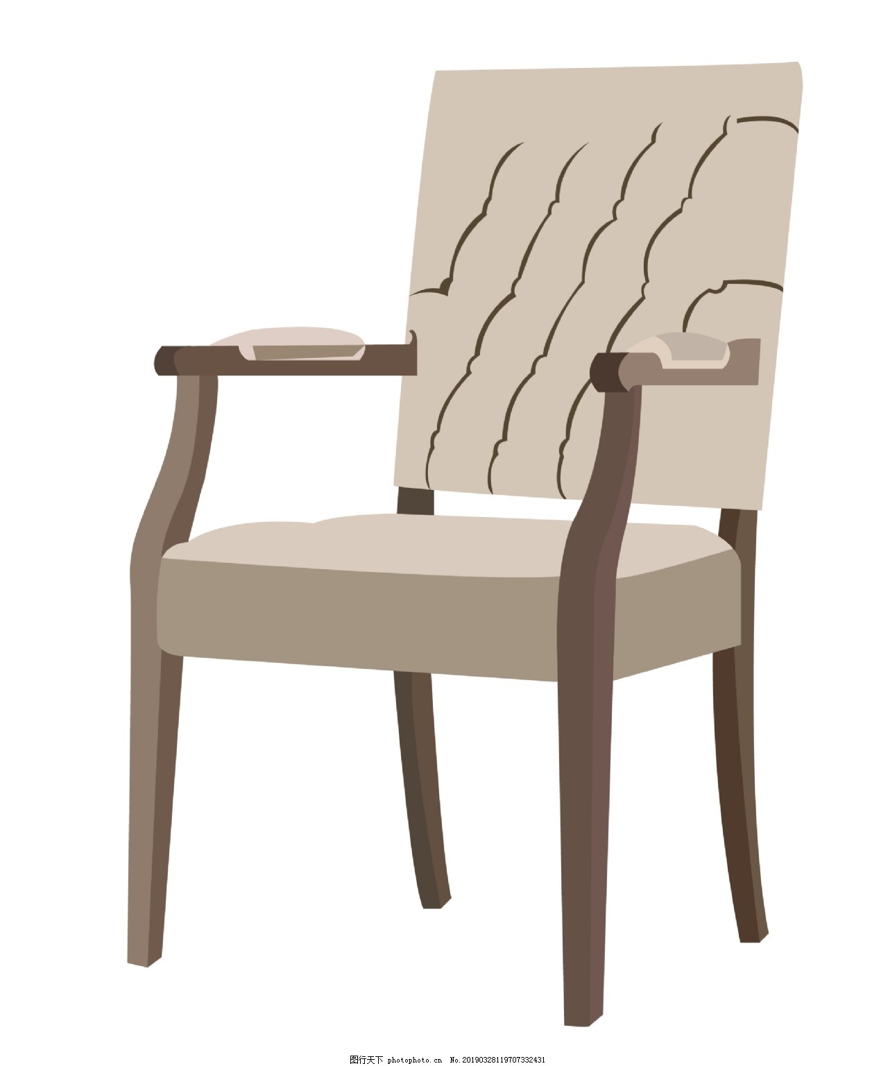 豪华椅子装饰插画图片 装饰图案 设计元素 图行天下素材网