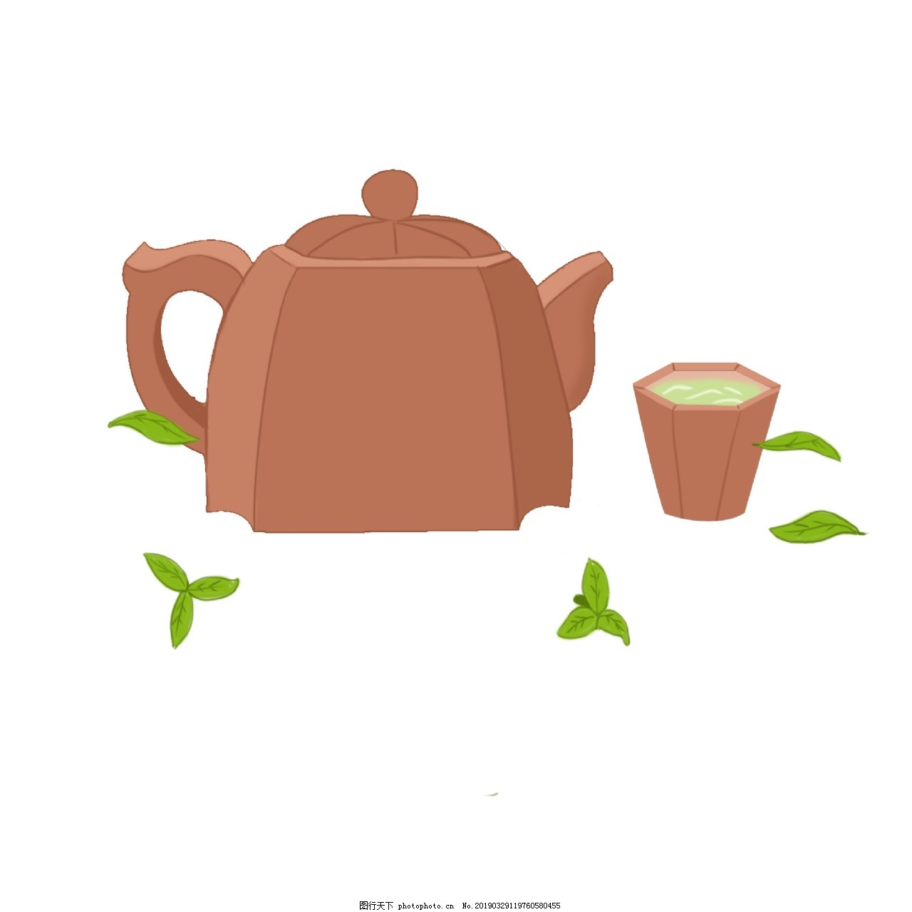 茶壶手绘图片素材-编号39969200-图行天下